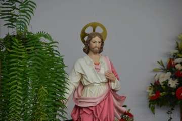 La Gavia procesiona a sus patronos en el último día de su fiesta (Foto Francisco Javier Santana)